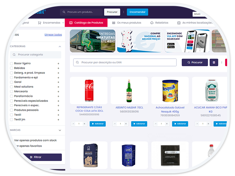 HiperRetail Vendedores e Compradores Portugal
